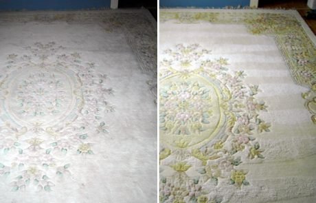 before and after rug clean 2